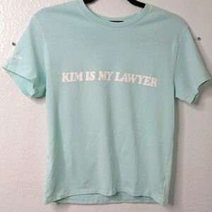 Talentless XS Light Green Kim Is My Lawyer Tshirt